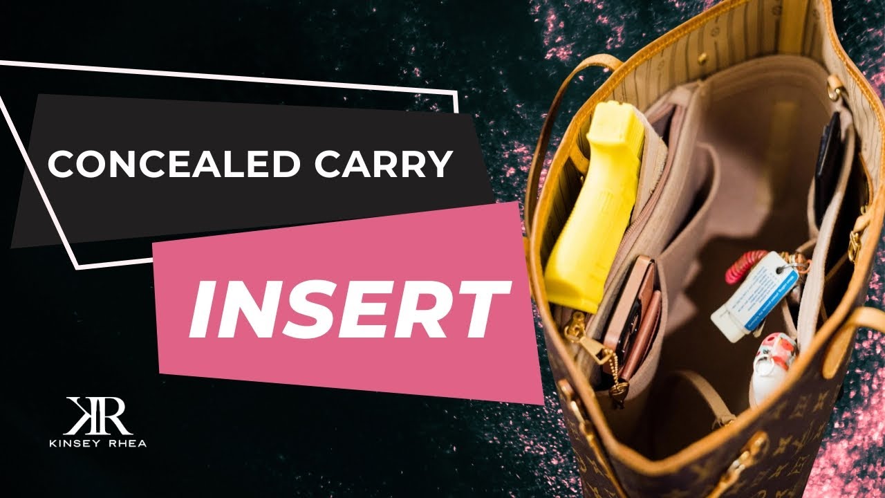 Unveiling the Exclusive Concealed Carry Purse Insert by Kinsey Rhea