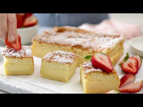 Magic Custard Cake Slice