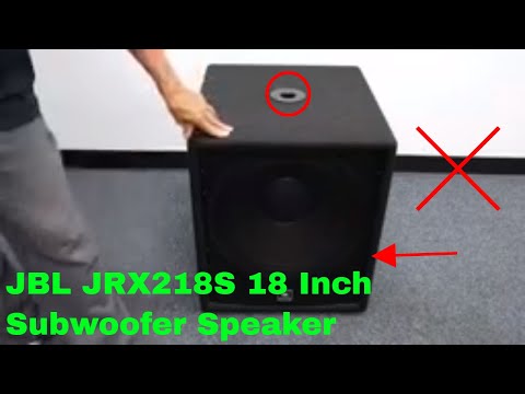 JBL JRX218S | 18" Passive Subwoofer Speaker. New with Full Warranty! image 4