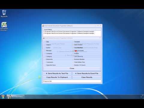 Excel Extract Document Properties Software