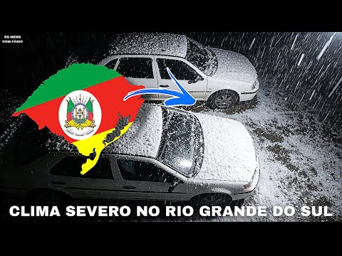 🚨TEMPORAL de GRANIZO atinge NORTE e NOROESTE DO RS: 80 CASAS DANIFICADAS E ALERTA MÁXIMO😱