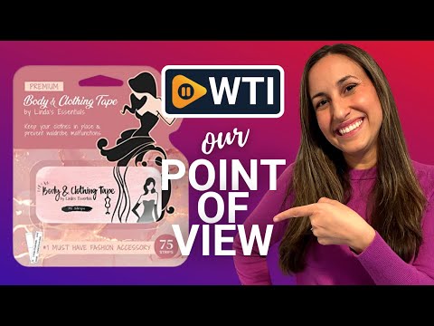 Linda's Essentials Tape for Clothes - WTI product video review