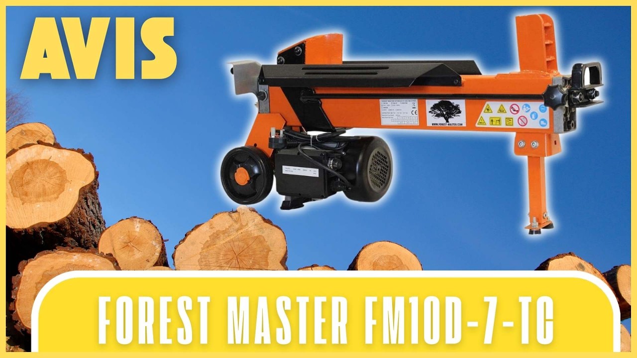 Fendeuse de bûches électrique puissante de 7 tonnes