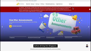 How to set up an Autopass Account for Foreign-Registered Cars and Motorcycles Entering Singapore