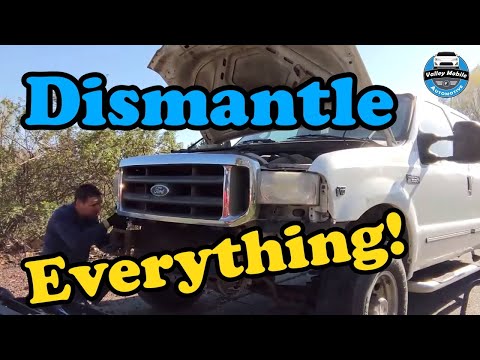 1999-2004 Ford F250 V10 Head Gasket | Head Removal Part 1