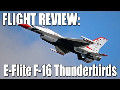 Assembly & Flight Review -- E-Flite F-16 Thunderbirds 70mm EDF (Horizon Hobby)