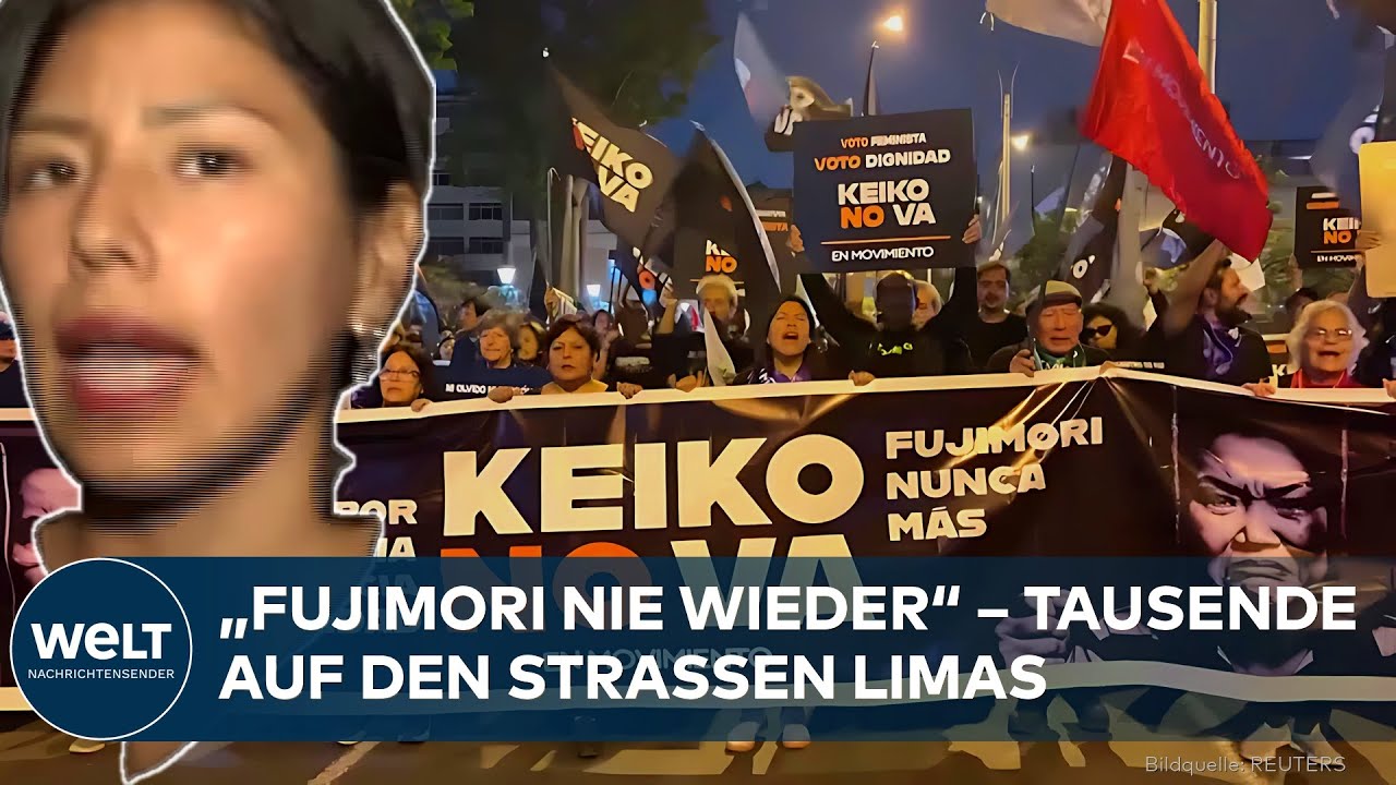 PERU-WAHL: Tausende in Lima gegen Keiko Fujimori – „Fujimori nie wieder“ bei der Stichwahl