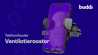 Buddi Way Universele Telefoonhouder Auto Ventilatierooster met Klem Houders