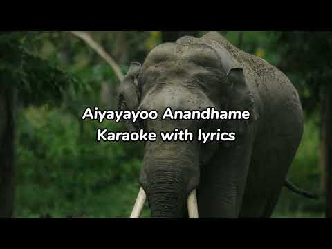 Aiyayayoo aanandhame | Karaoke with lyrics | Kumki | Vikram Prabhu Lakshmi Menon | D Imman
