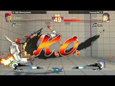 USF4 Semis @ The Common Wealth - GG SherryJenix vs FoomyJin [720p/60fps]