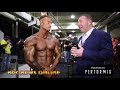 2018 Olympia Chris Bumstead 2nd Place Men's Classic Physique After Show Interview With Tony Doherty