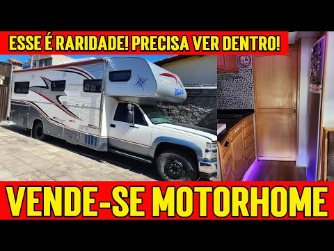 ESSA CASA É ESPETACULAR MOTORHOME CAMINHÃO GMC COM PLACA SOLAR 3 AR CONDICIONAO 2 COZINHAS