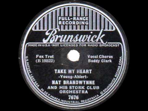 Nat Brandwynne and his Stork Club Orchestra - Take My Heart - 1936
