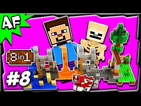 Lego Minecraft 21116 CRAFTING BOX Build #8 Animated Stop Motion Review
