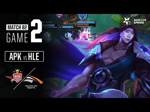 APK vs HLE | Match82 Game2 H/L | 2020 LCK Spring