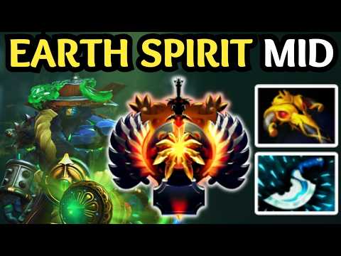🔥 EARTH SPIRIT MID IS SECRETLY BROKEN THIS PATCH | DOTA 2 🔥