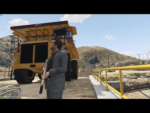 GTA 5 Biggest Mining Dump Truck Gameplay 2020 - Underground Studio
