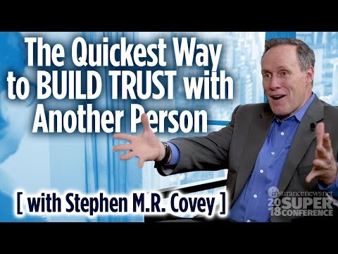 Stephen M.R. Covey Reveals the Quickest Way to Build Trust