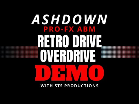 Ashdown PFX-RETRO AGM Pro FX Retro Drive Overdrive Guitar Effect Pedal image 6