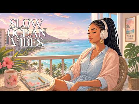 Slow Ocean Vibes | Soft Wave LoFi for Peaceful Weekend Rest