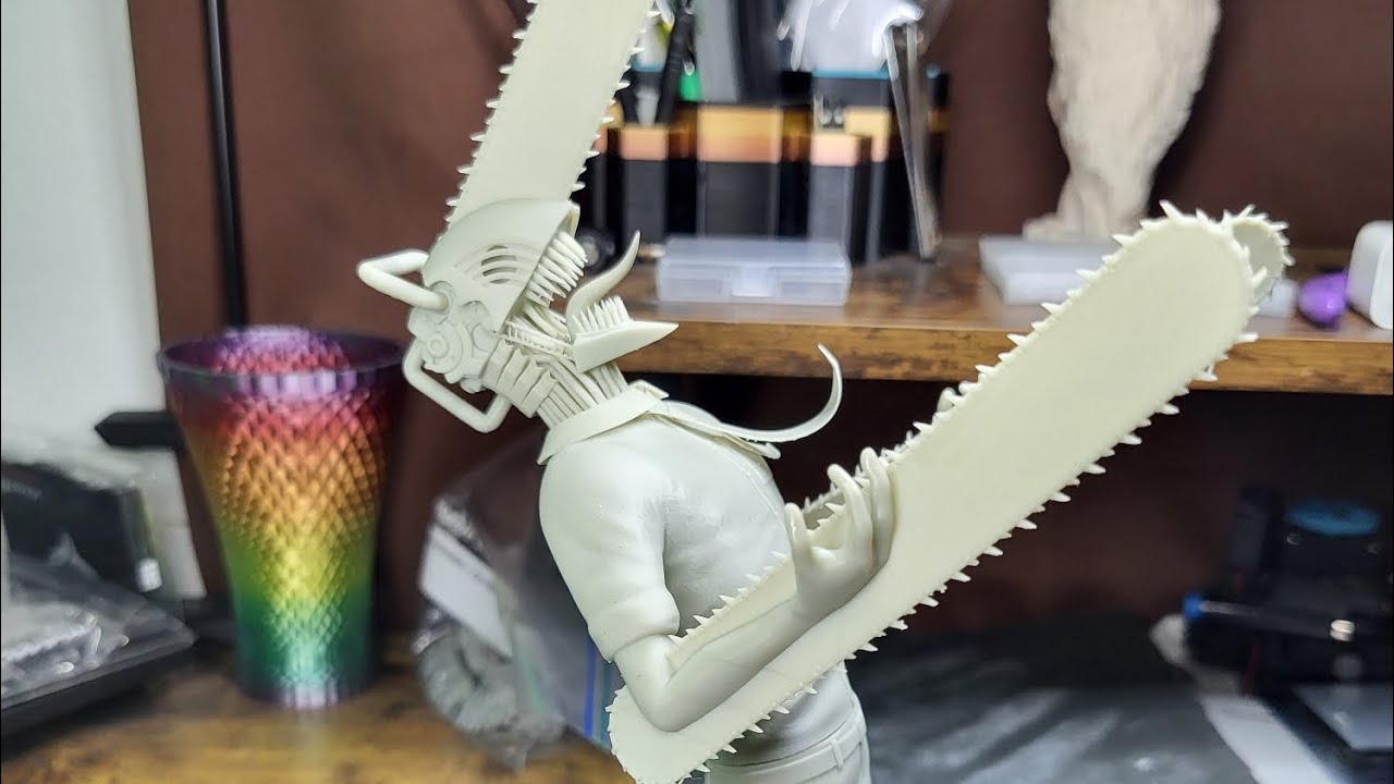 Denji Chainsaw Form 3D Print Time-lapse 🕑