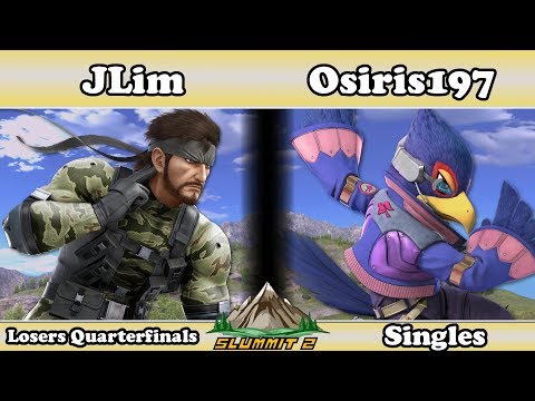 SLummit2 JLim (Snake) vs Osiris197 (Falco) Losers Quarterfinals