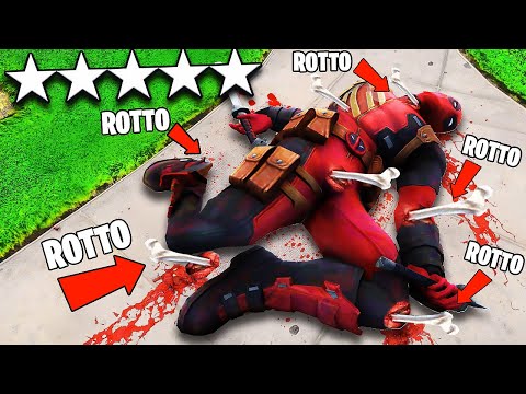 ROMPI TUTTE le OSSA di DEADPOOL su GTA 5