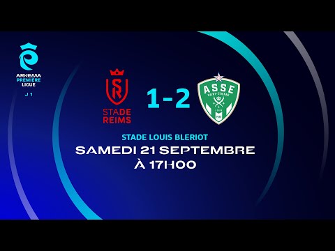 J1 I Stade de Reims – AS Saint-Etienne (1-2), le résumé I Première Ligue FFF 2024-2025