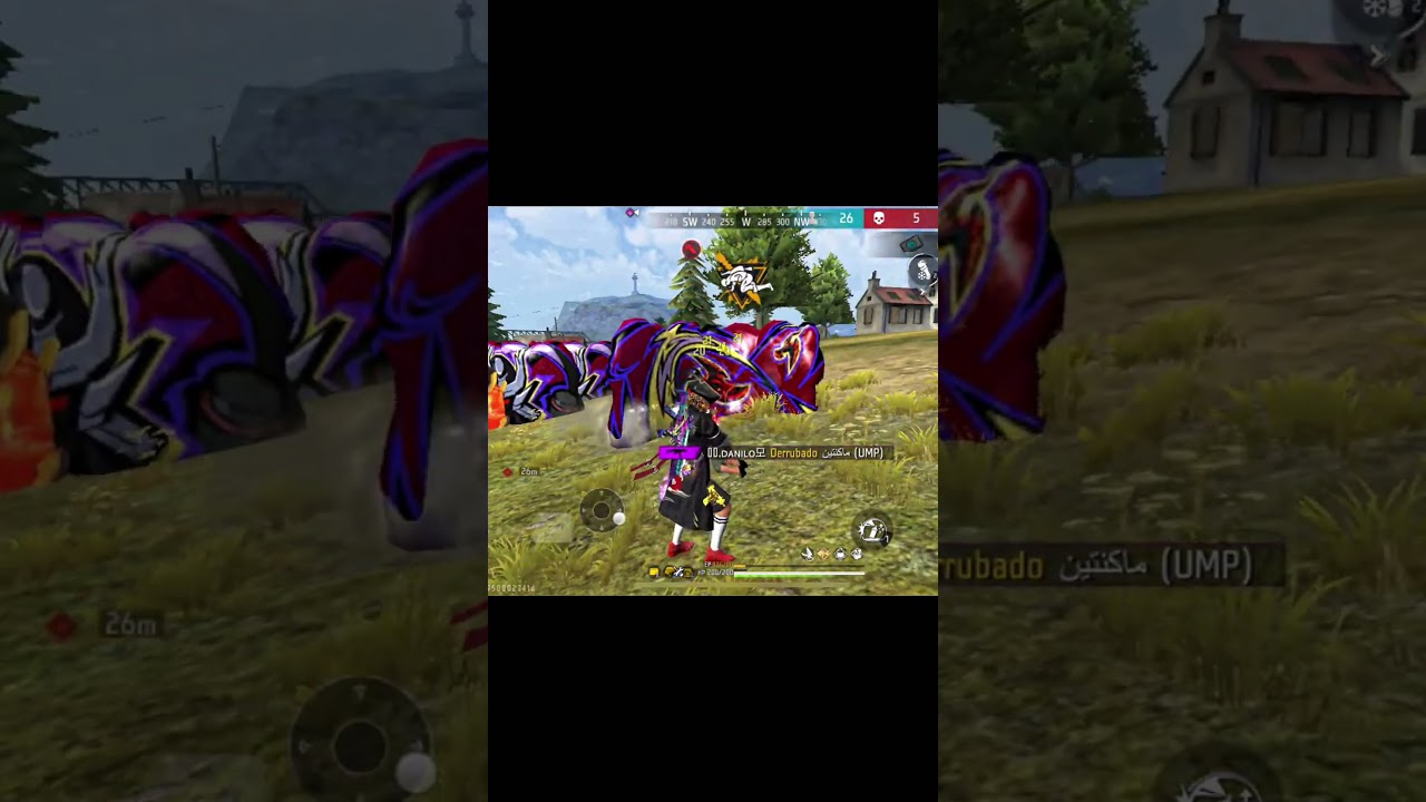 🥶ادكى لاعب فري فاير بالهاتف في خريطة برازيلية 🥶🇧🇷