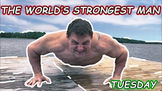 Download lagu One Week With World's Strongest man Big Z TUESDAY mp3