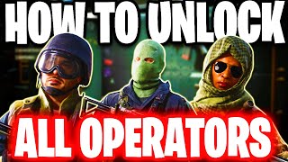 How to UNLOCK ALL OPERATORS in Black Ops Cold War!