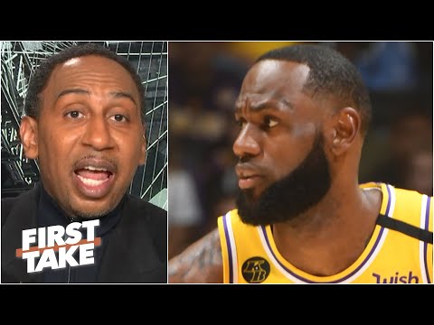 Stephen A. reacts to LeBron's comments that 'nobody should be canceling' the NBA season | First Take