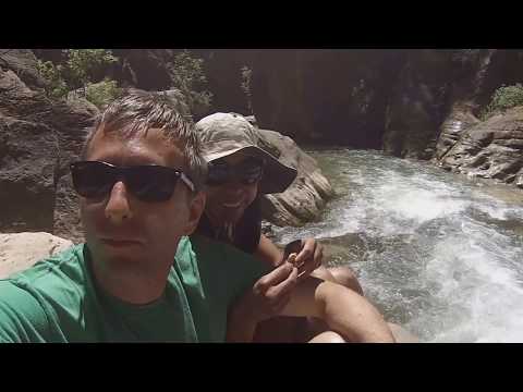 Gomathi & Jeremi's hike through the Narrows