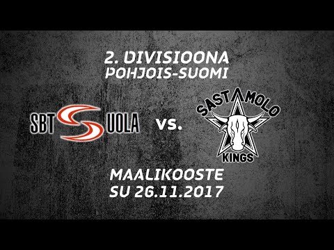 Maalikooste: SBT Suola vs. Sastamolo Kings (26.11.2017)
