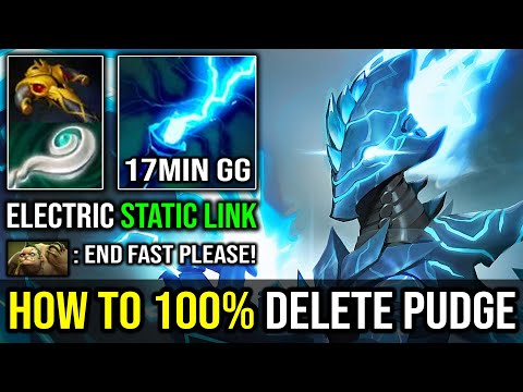 How to 100% Delete 10K Pudge Mid | 17Min GG Crazy Electric Static Link Razor with Eul Scepter Dota 2
