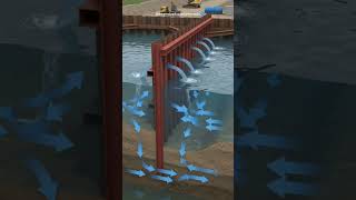 Como os engenheiros constroem pontes no meio do mar! #engenharia #obras #curiosidades #ciencia