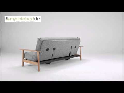 BALDER von INNOVATION Schlafsofa mit HOLZARMLEHNEN - mysofabed.de