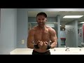 Shoulder & tricep workout posing/flexing practice bodybuilding men's physique