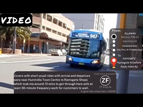Transdev NSW (now U-Go Mobility) Route 947 (Allawah → Ramsgate Areas)