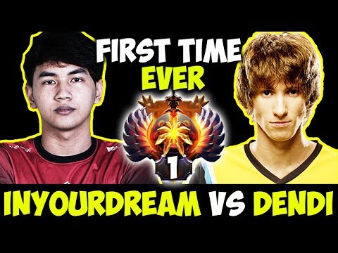 Inyourdream Vs Dendi First Time Ever !! - Sea Star Vs Legend | Battle In Sea Dota 2