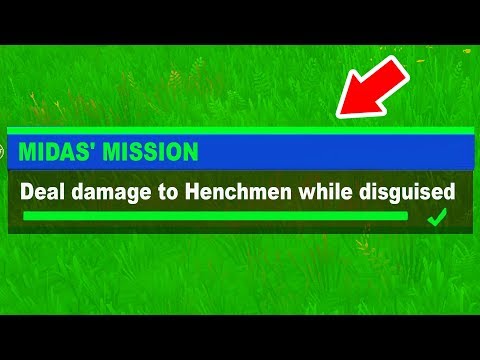 Deal damage to Henchmen while disguised Fortnite