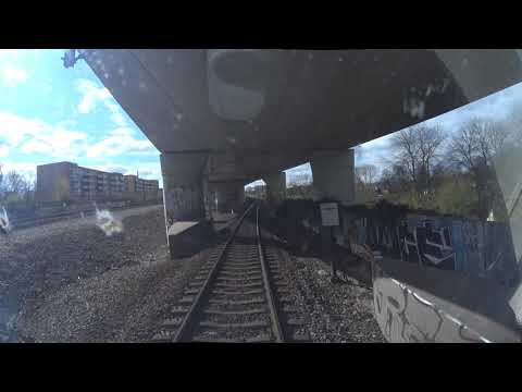 A train driver's view: Amsterdam CS - Hoofddorp Midden, SLT, 01-Apr-2020.