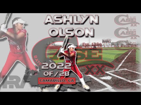 2022 Ashlyn Olson Outfield and Second Base, Softball Skills Video - Case Batbusters