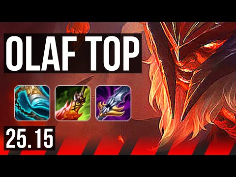 OLAF vs RENEKTON (TOP) | 8 solo kills, 11/2/4, 500+ games, Dominating | EUW Master | 25.15