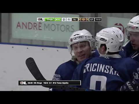 Optibet hokeja līga: HK Mogo/LSPA - HK Olimp/Venta 2002. Spēles labākie momenti (17.02.2021)