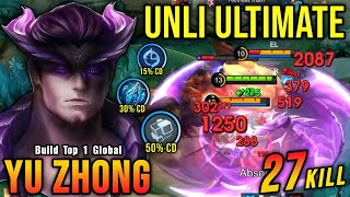 Download lagu 27 Kills!! Yu Zhong Unli Ultimate Build (NEW META) - Build Top 1 Global Yu Zhong ~ MLBB mp3 Download lagu 27 Kills!! Yu Zhong Unli Ultimate Build (NEW META) - Build Top 1 Global Yu Zhong ~ MLBB mp3