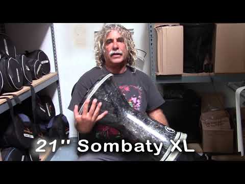 The 21'' Black Arion Sombaty XL Darbuka