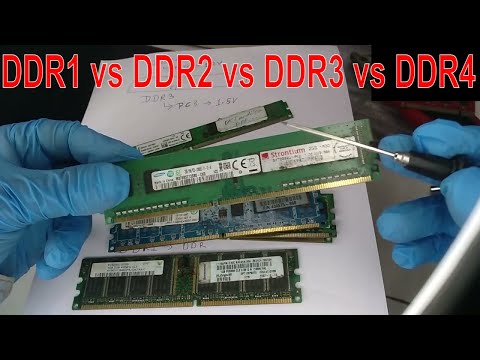 How to Identify and comparison RAM DDR1 vs DDR2 vs DDR3 vs DDR4 (Hindi) .