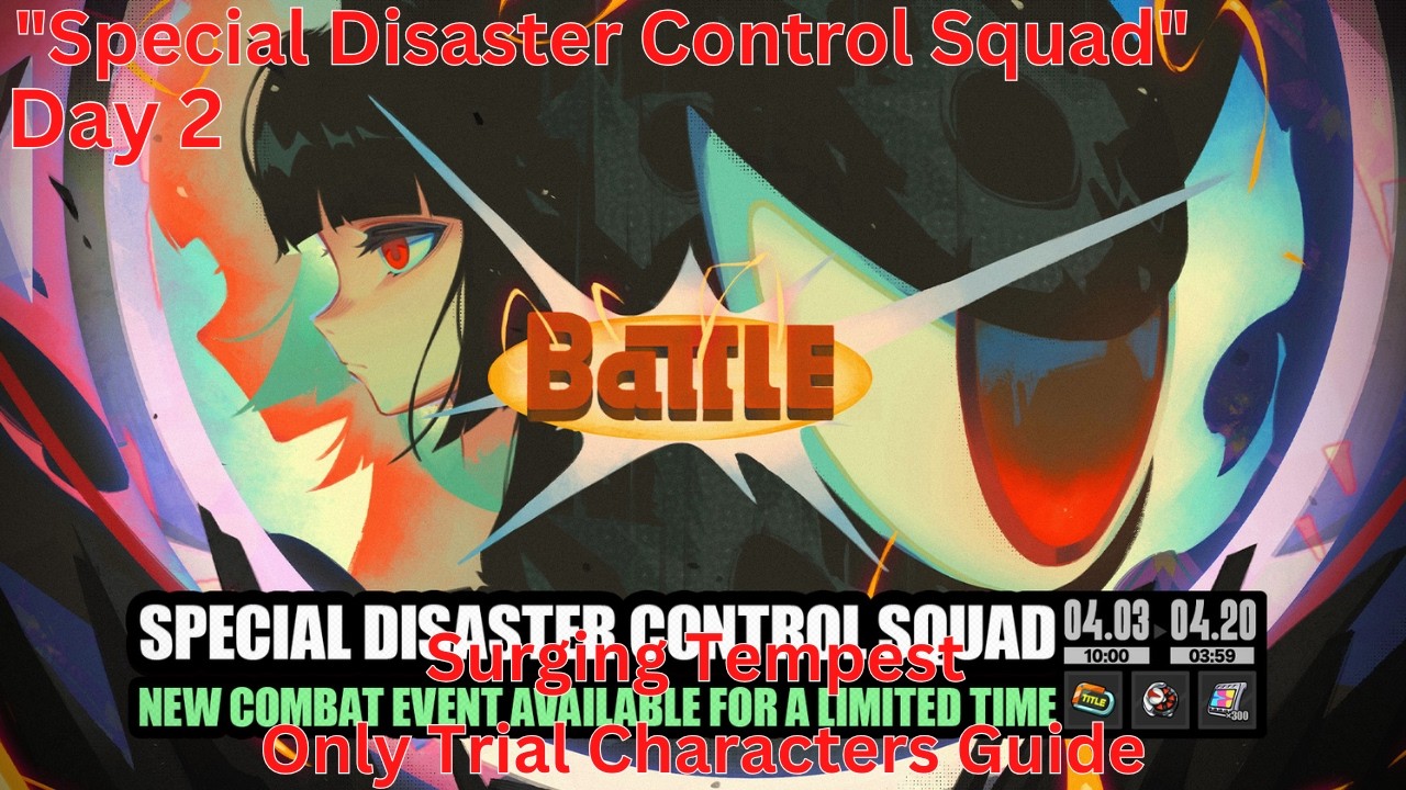Special Disaster Control Squad Day 2 Surging Tempest Only Trial Characters Guide【ZenlessZoneZero2.7】