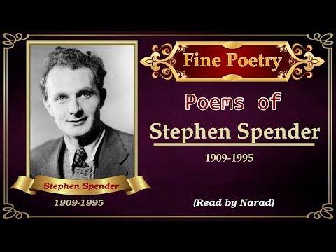 Fine Poetry - Poems of Stephen Spender